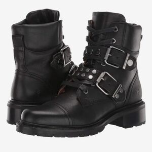Frye Samantha Stud Hiker Boots